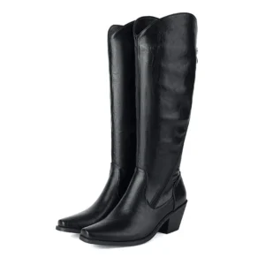 Bottes Genou Cuir Femme | élégante & Confortable