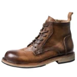 Bottines élégantes Montantes Homme | Cuir Luxe